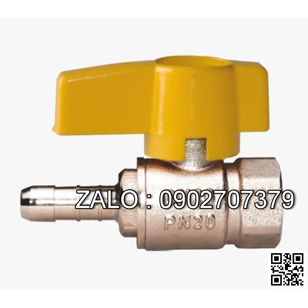 Van khóa thau tay vặn màu trắng 34