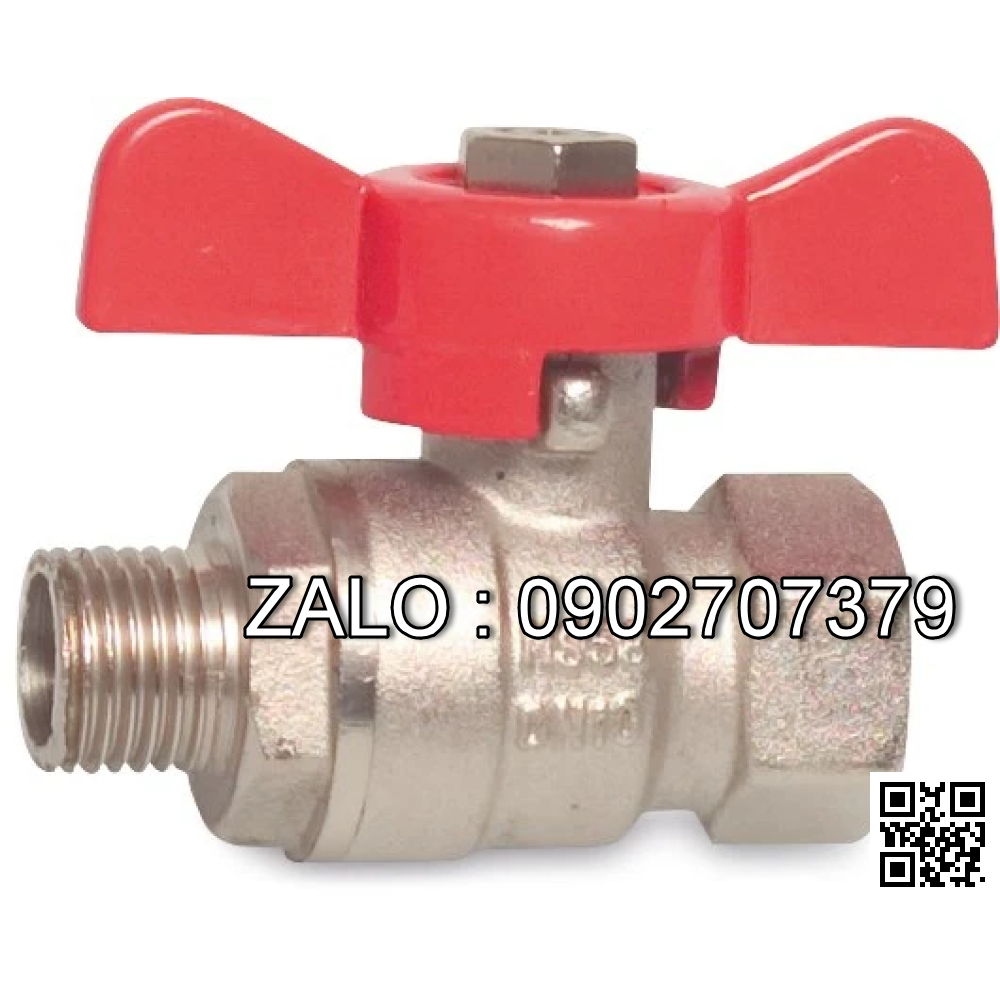 Van khóa nước thau răng trong RT tay vặn nước thau màu đỏ 34