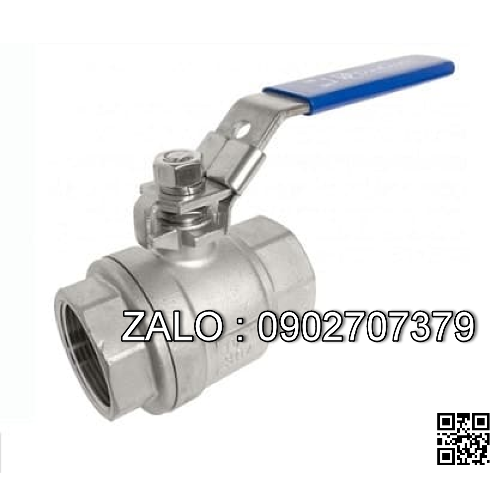 Van khóa Inox tay gạt màu trắng 140