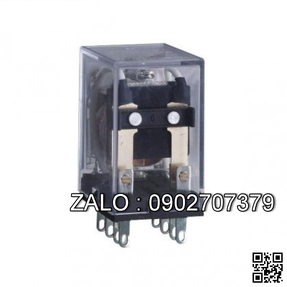 Relay trung gian 14 chân dẹp nhỏ Chint JZX-22FD/4Z-380VAC