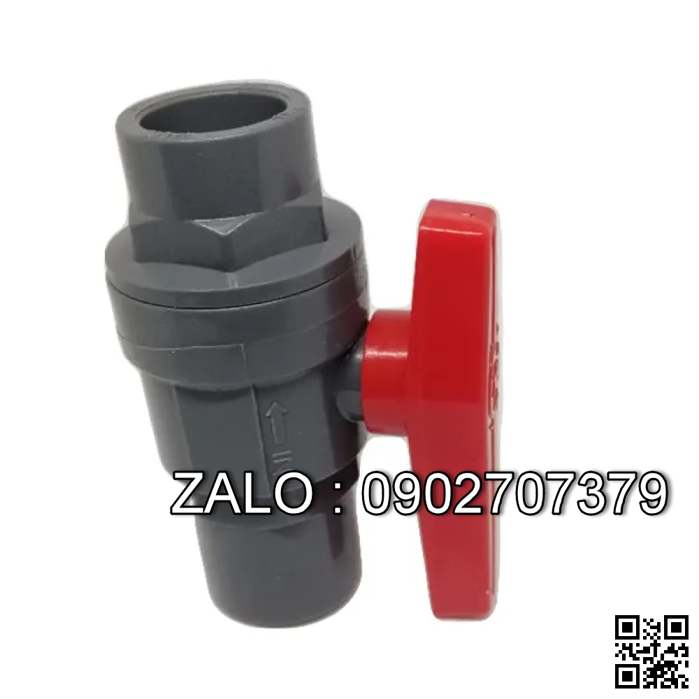 Van khóa nước nhựa tay gạt nước nhựa màu đỏ 21 STROMAN