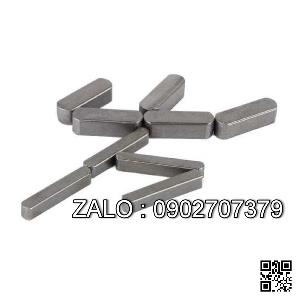 Chốt Lavet 6*5*40mm thép (then bằng)