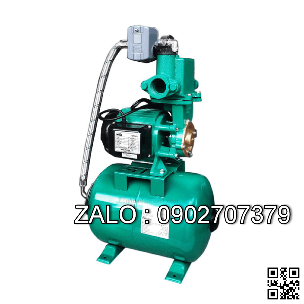 Máy bơm tăng áp tự động có bình tích áp Wilo PW-1500EA