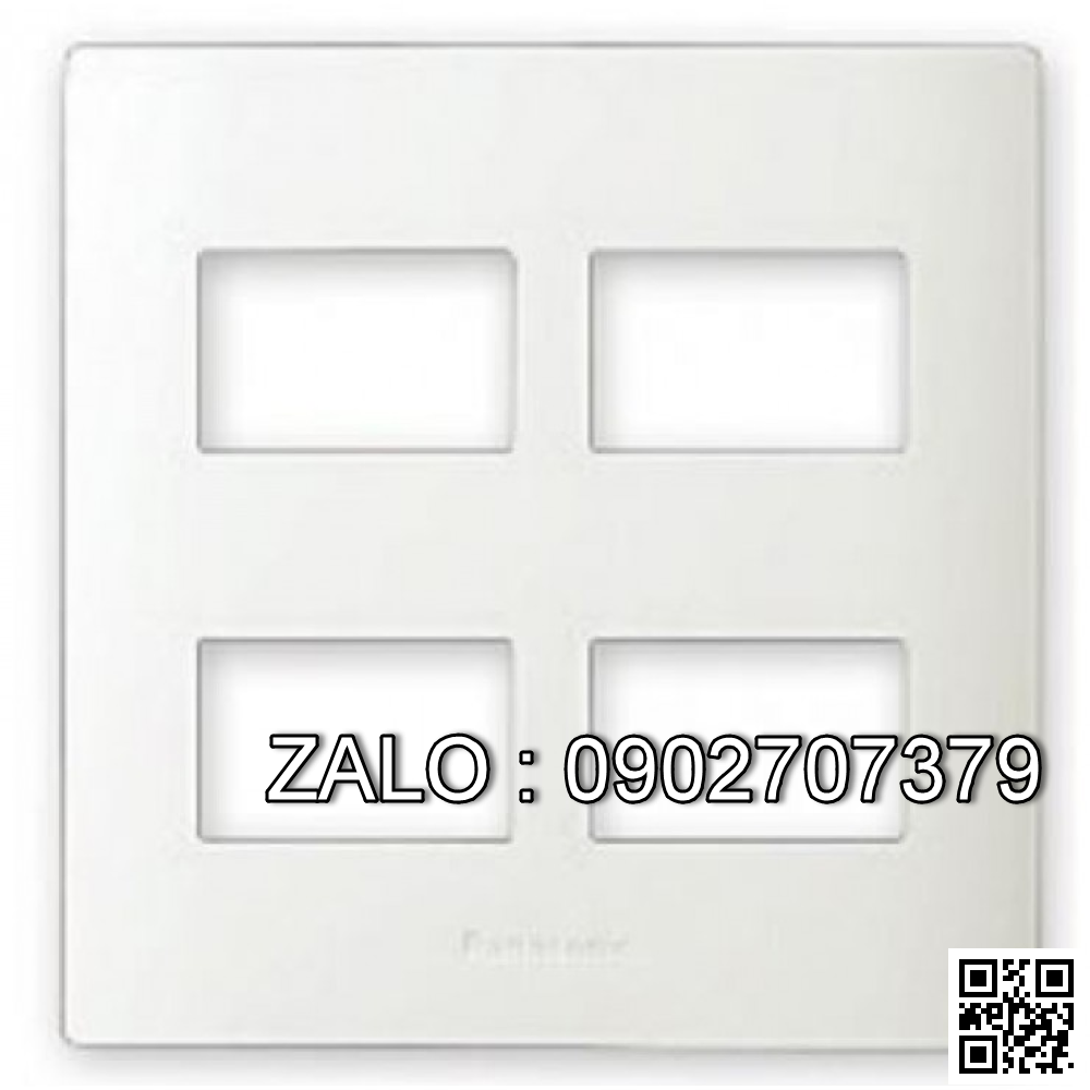 Mặt công tắc dùng cho 4 thiết bị Panasonic WEV68040MB