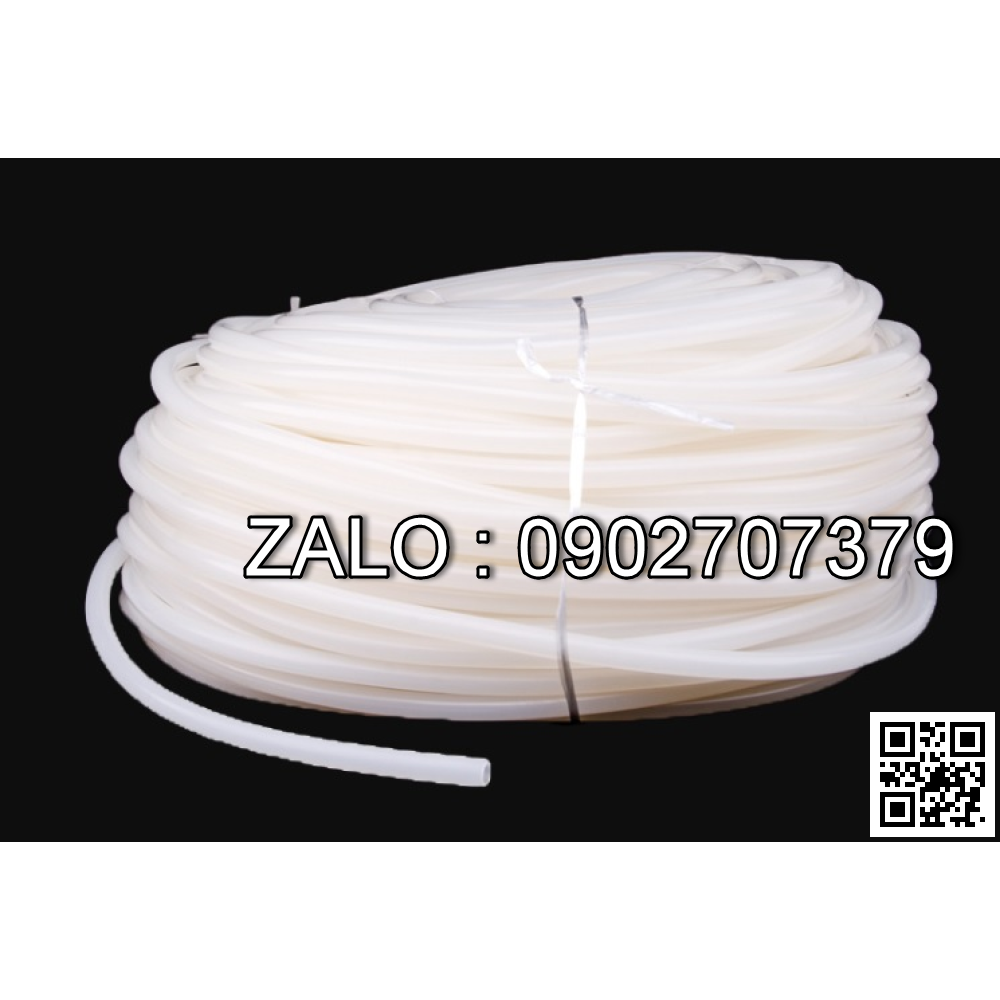 Ống Silicone Trắng Đục Chịu Nhiệt Phi 6Mm, 16Mm