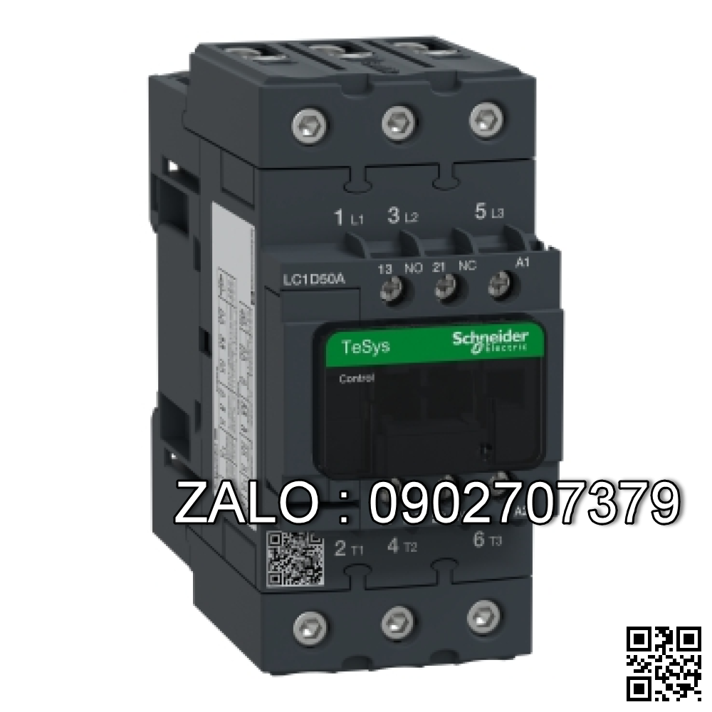 Contactor Schneider LC1D50AQ7 50A 1NO+1NC 380V