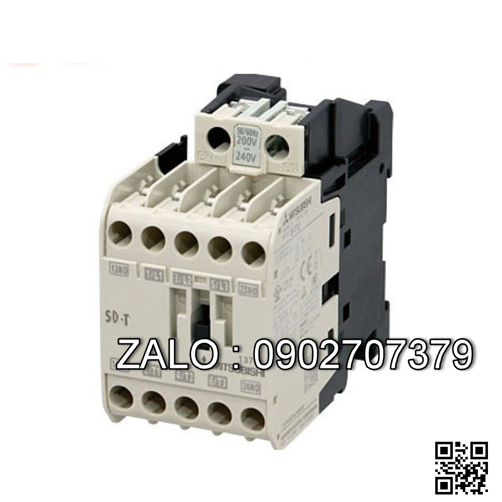 Contactor Mitsubishi SD-T100 100A 55kW DC110V 3P