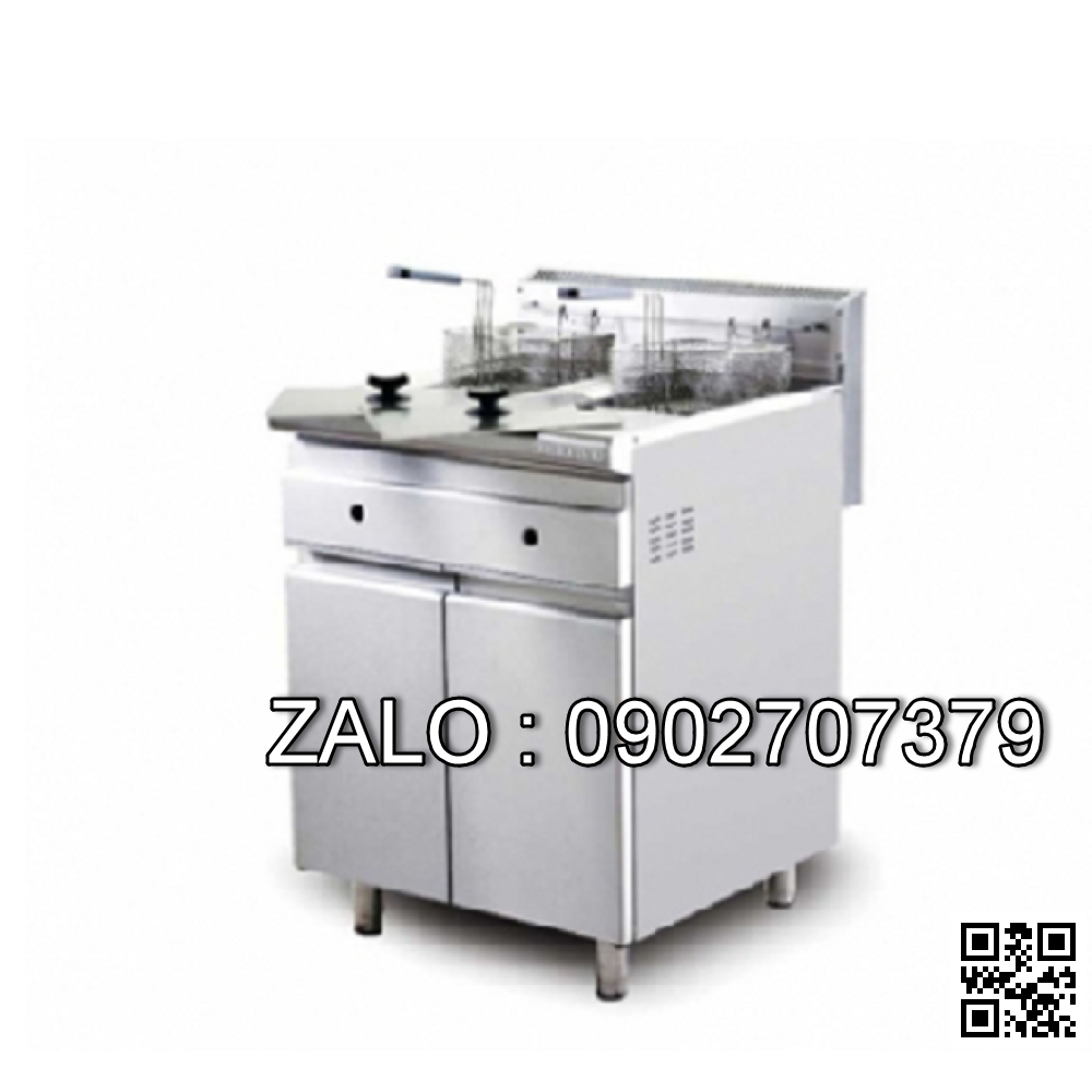 BẾP CHIÊN NHÚNG GAS ĐÔI CHÂN CAO FSGDF 11D