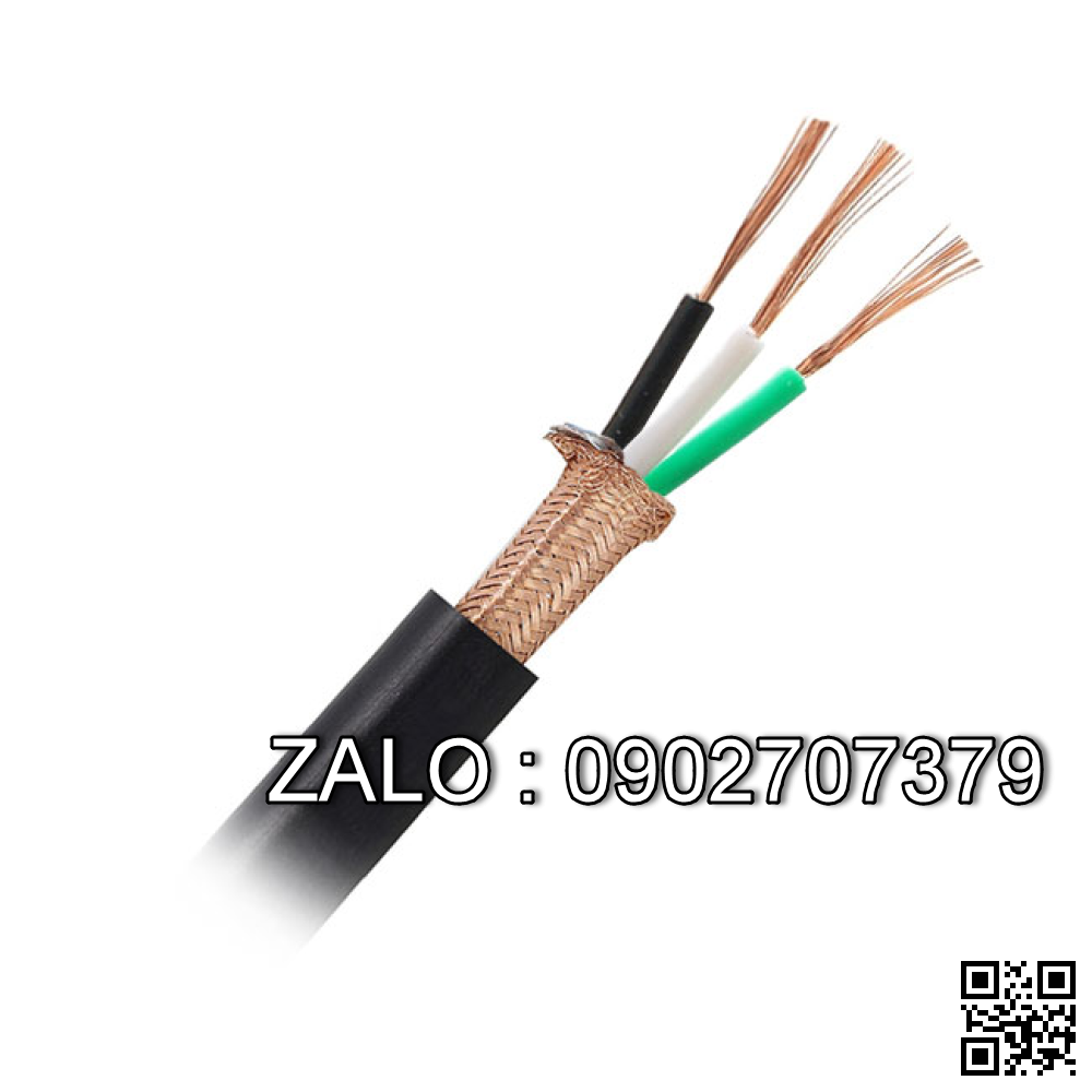 CÁP ĐIỀU KHIỂN CÓ LƯỚI 300V LiYCY-O 5X1.5mm2, GREY BRUNSKABEL /GERMANY