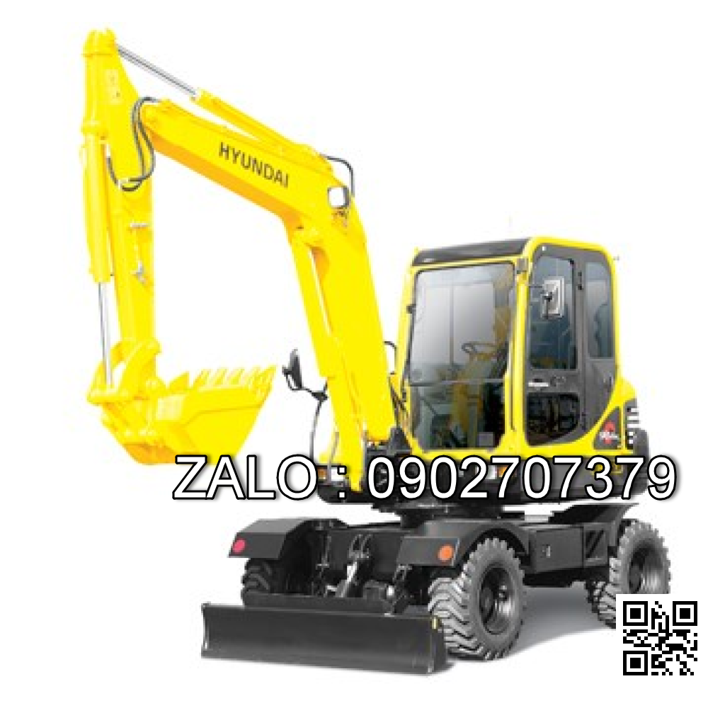 Máy xúc đào bánh lốp Hyundai R55W-7