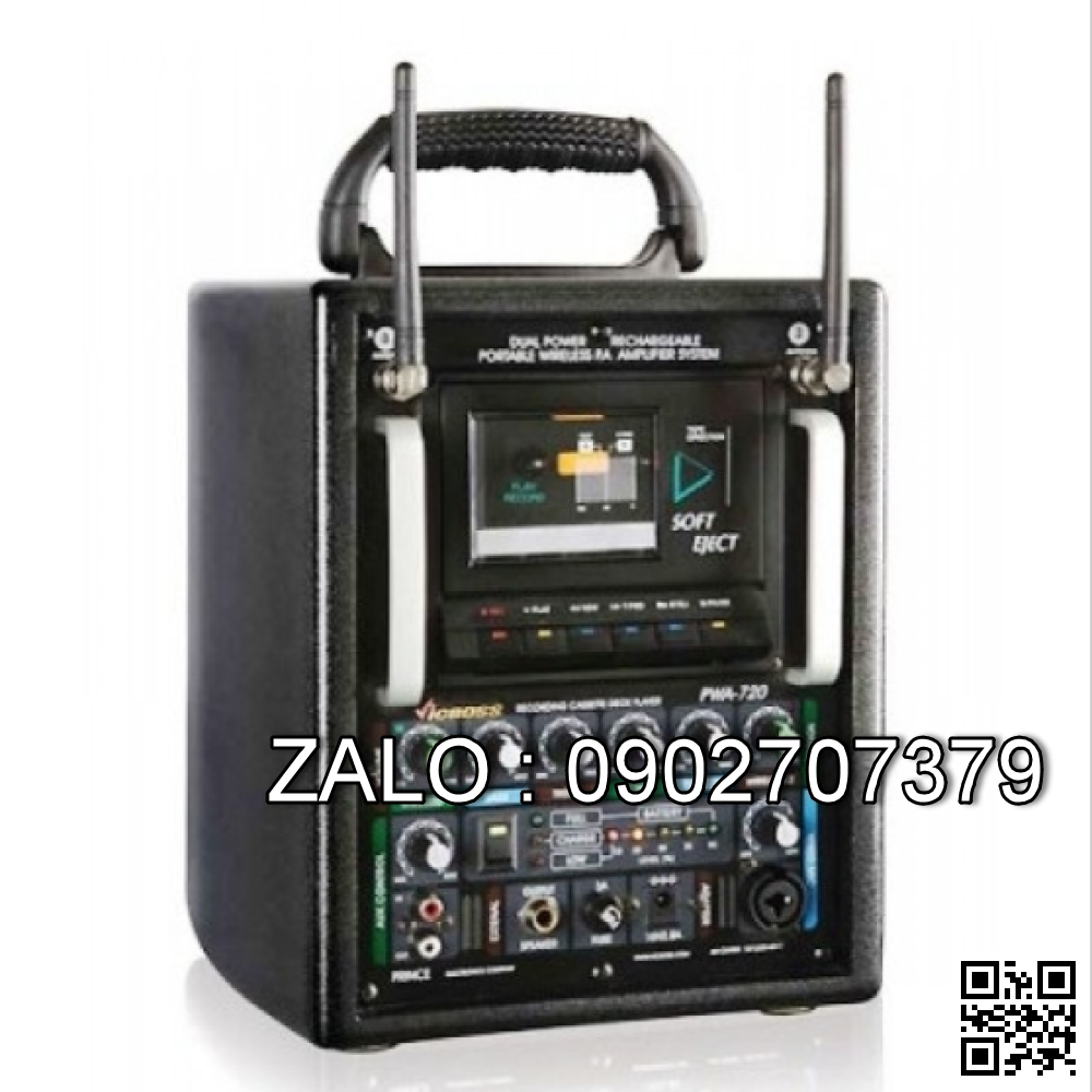 Thiết bị âm thanh di động không dây Vicboss PWA 720