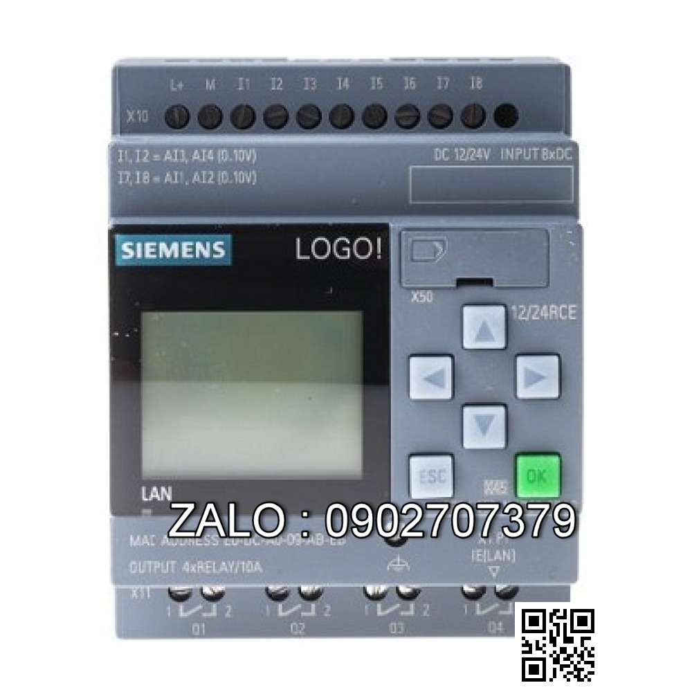 Bộ lập trình Logo! 24RCEO (AC) Siemens 6ED1052-2HB00-0BA8