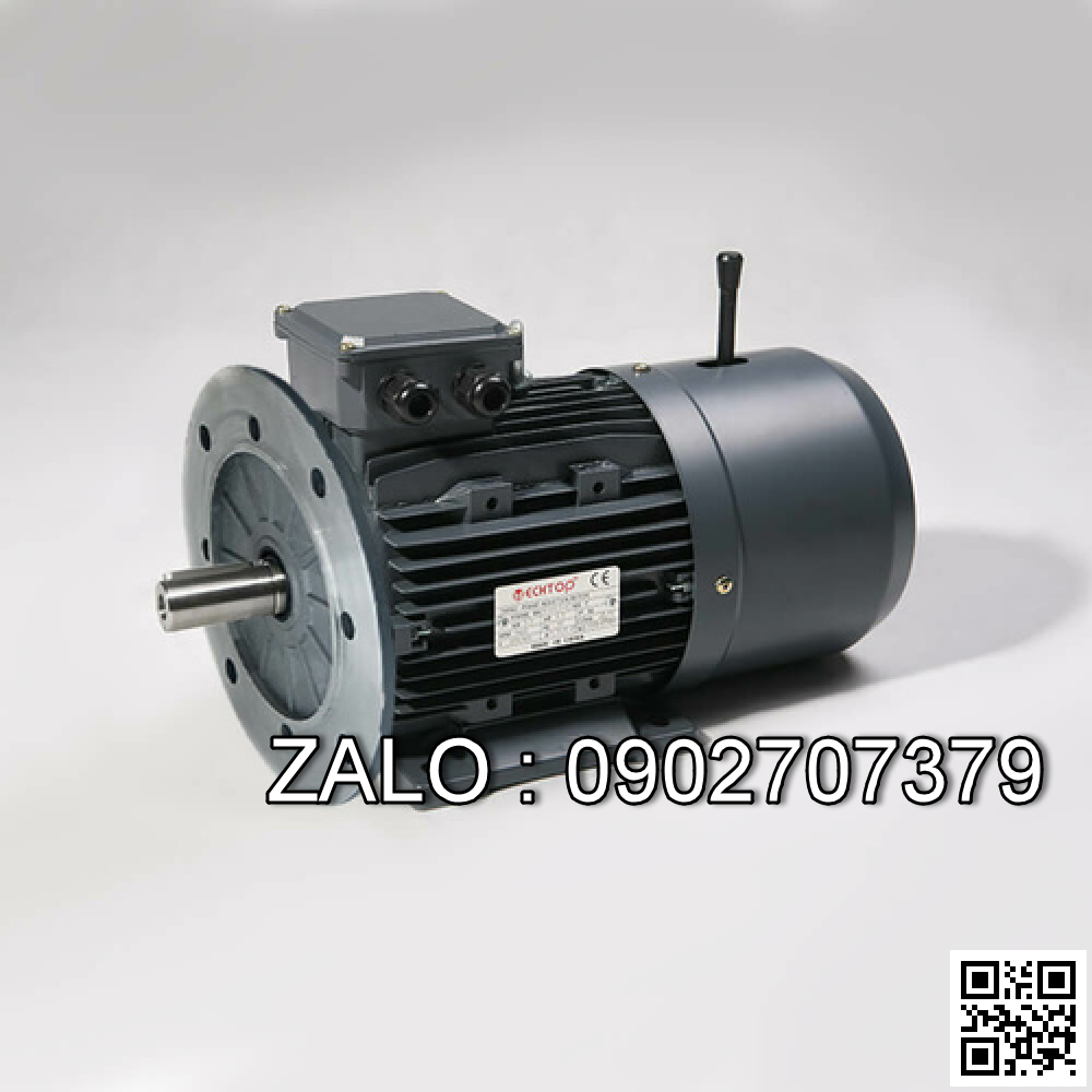 Motor giảm tốc WANSHSIN mặt bích 2 HP 1550W đầu cốt lòi 40mm , tỉ số truyền 40-60