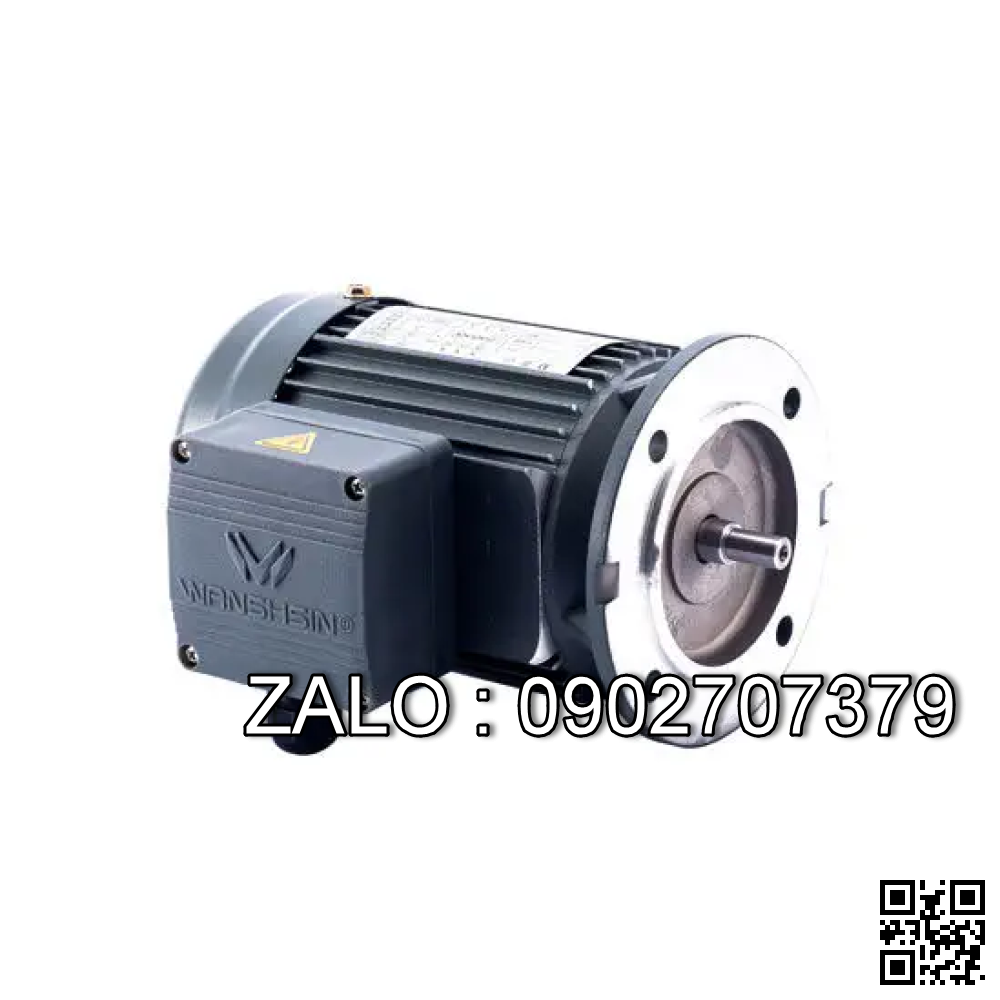 Motor giảm tốc 3 pha mặt bích Wanshsin GV22-100W-80S