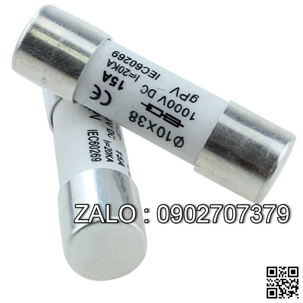 Cầu chì ống ZTPV-25 20A 1000V