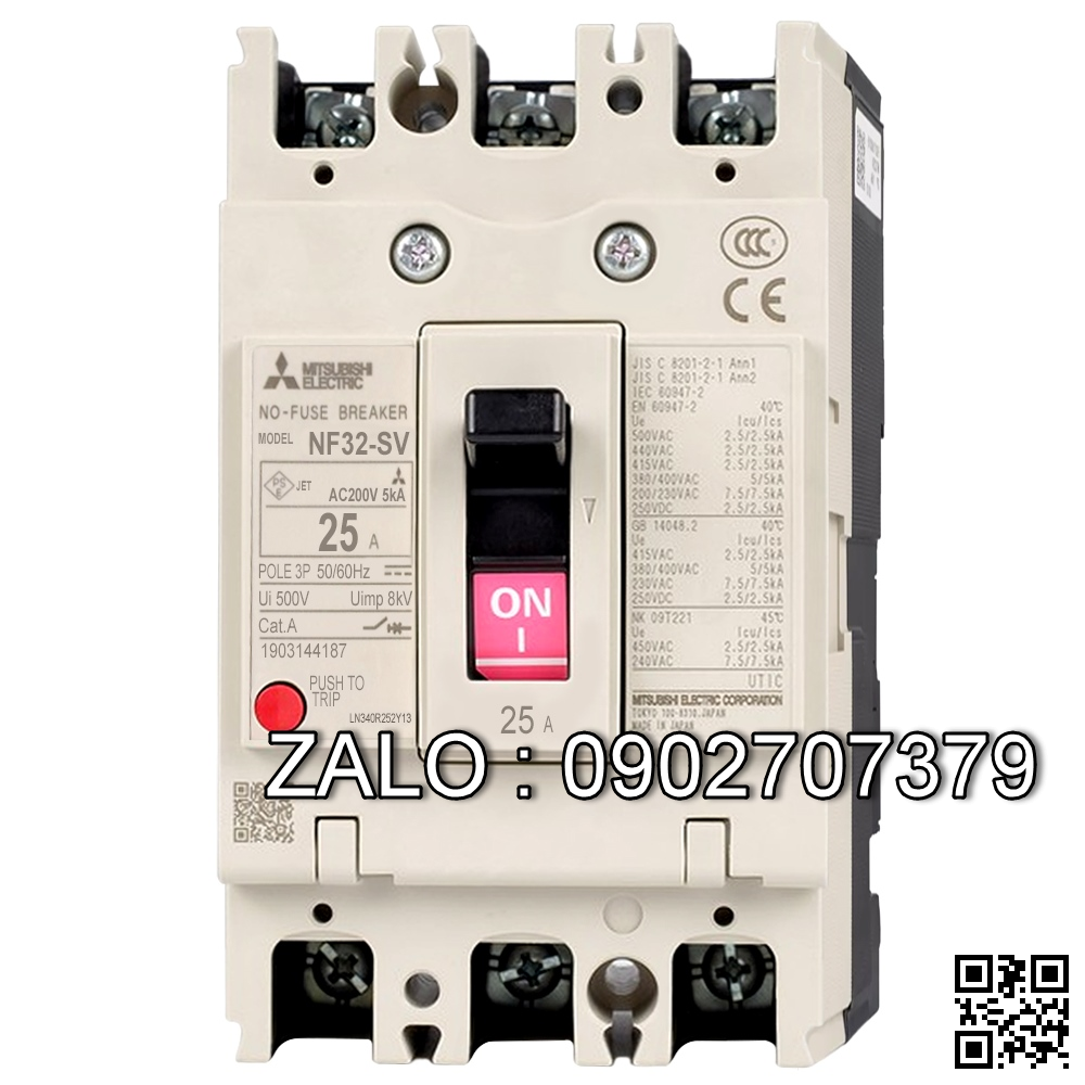 Cầu dao tự động NF32-SV, 3P - 25A