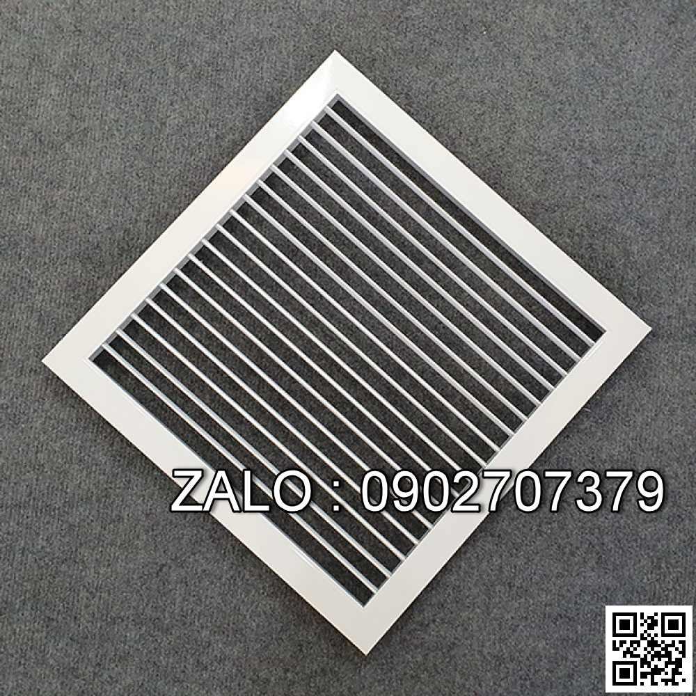 Cửa gió 1 lớp nan thẳng 600x550