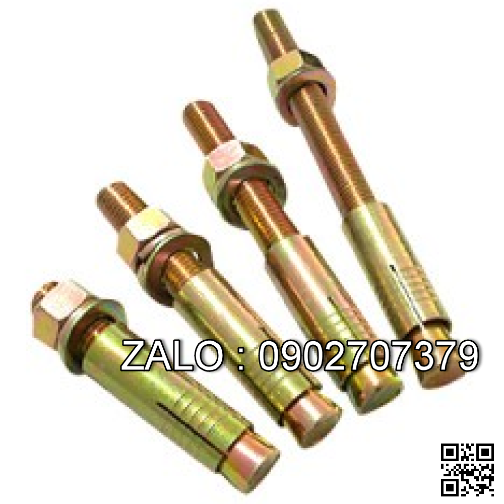Bu lông nở 3 cánh ( tắc kê nở ) thép M10x100 Ø12 x 70 x 1,0