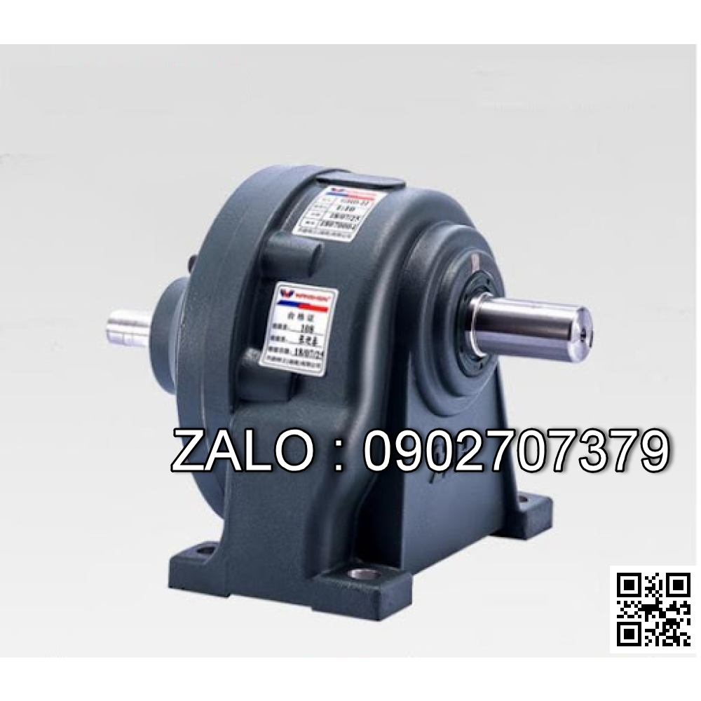 Hộp giảm tốc WANSHSIN Chân đế 3 HP 2200W đầu cốt lòi 40mm , tỉ số truyền 10-25