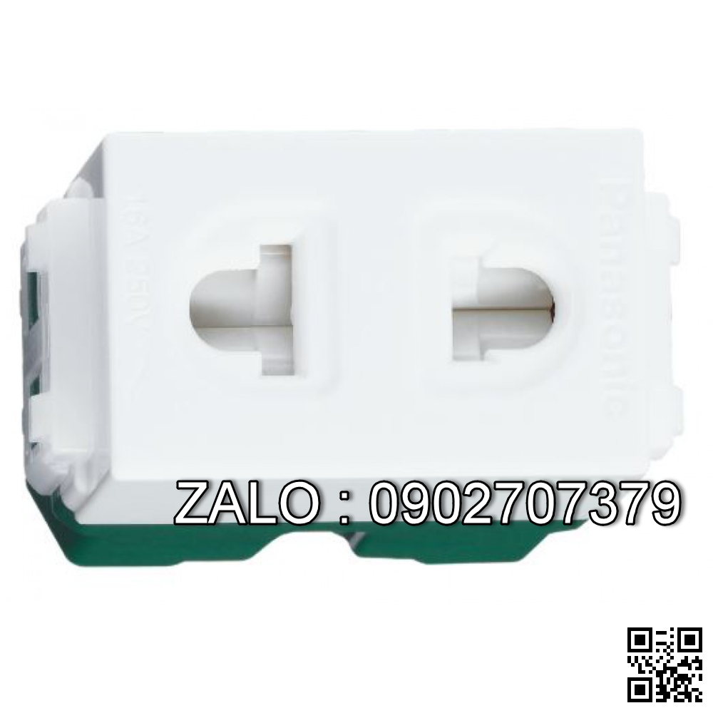 Ổ cắm đơn có màn che Panasonic WEV1081SW