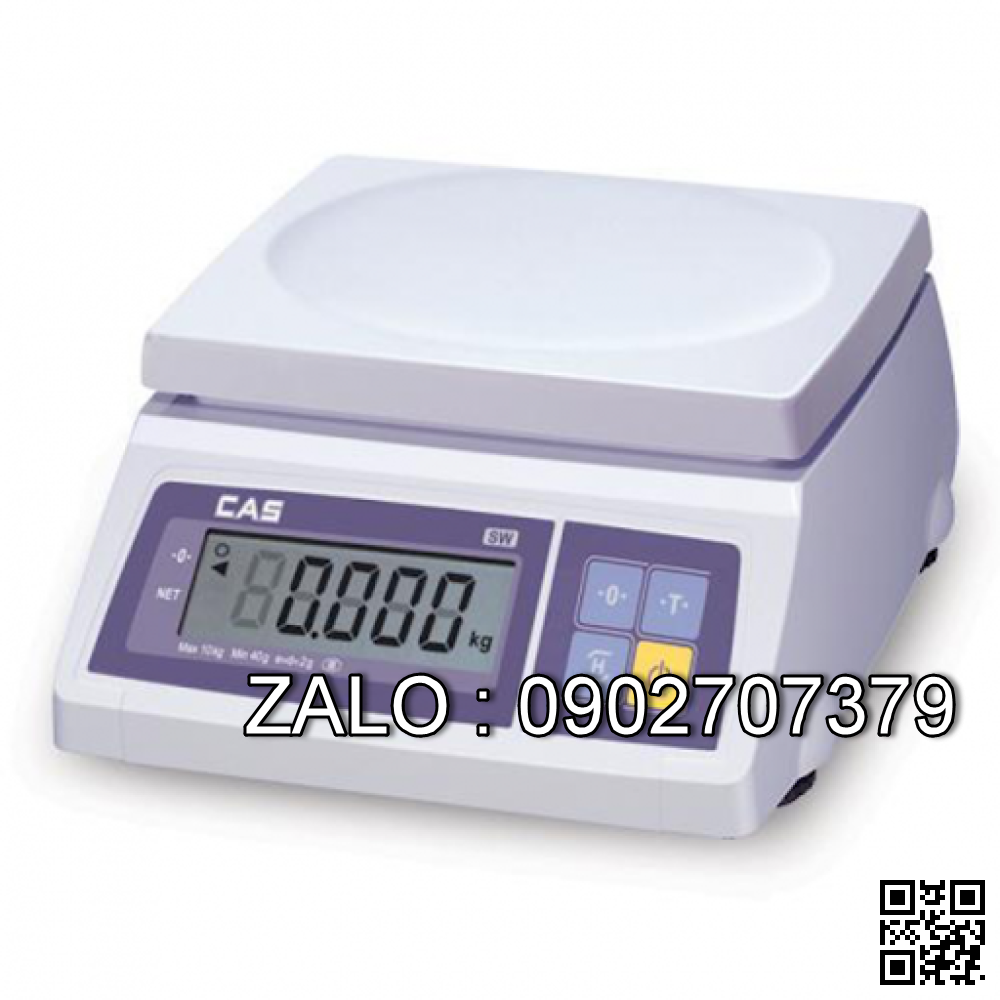 Cân điện tử CAS model SW1, 10kg, 1g