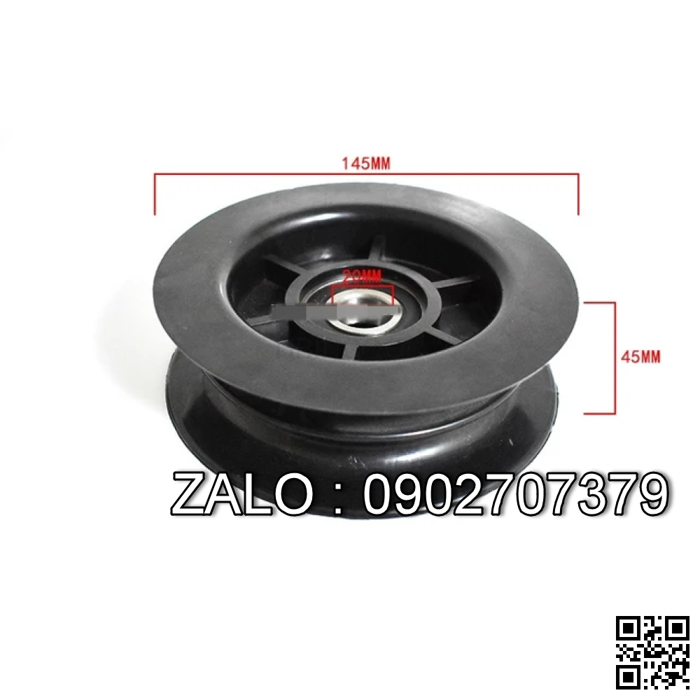 puly nhựa xe nâng 132*25*21*27
