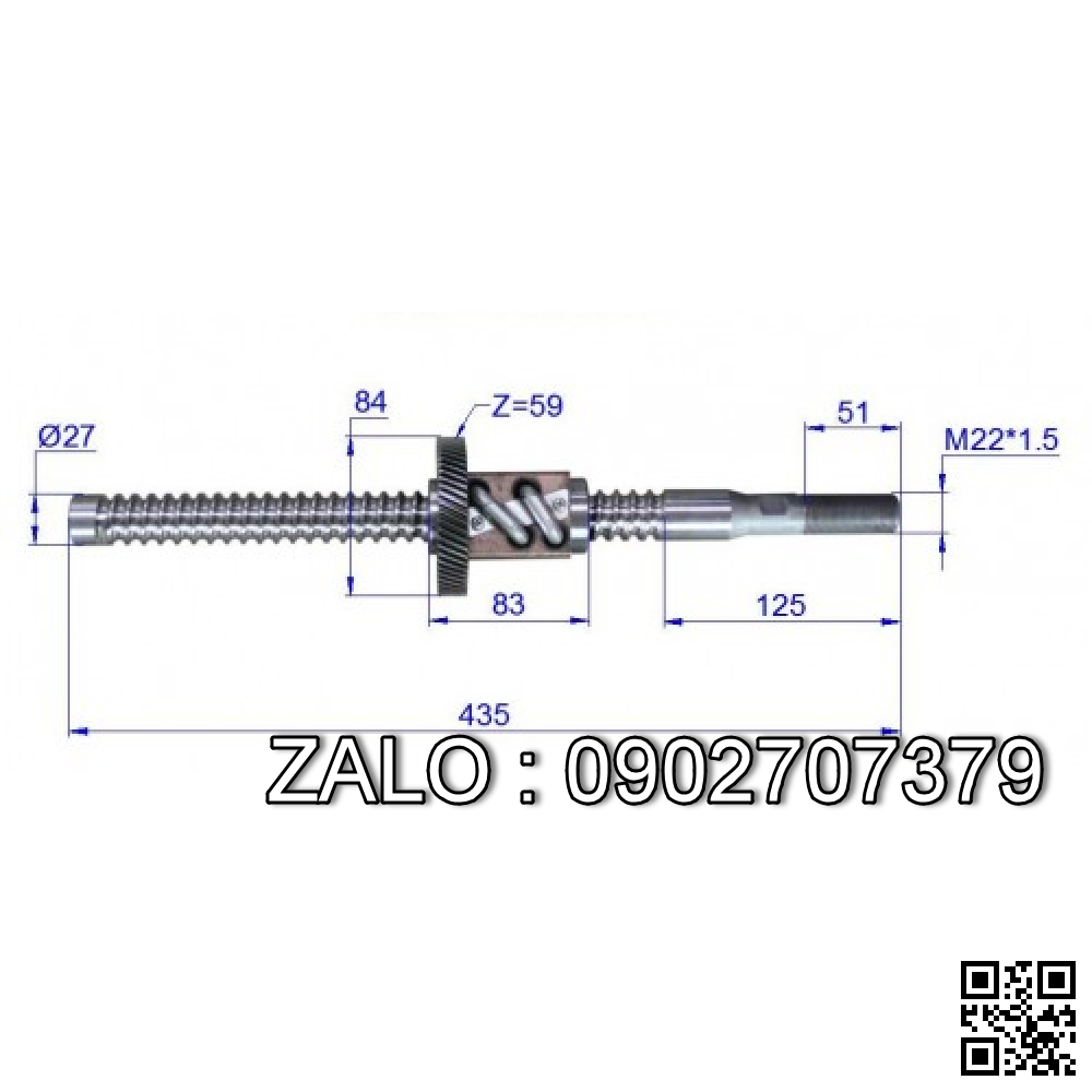Thước tay lái xe nâng TCM 271A4-58103