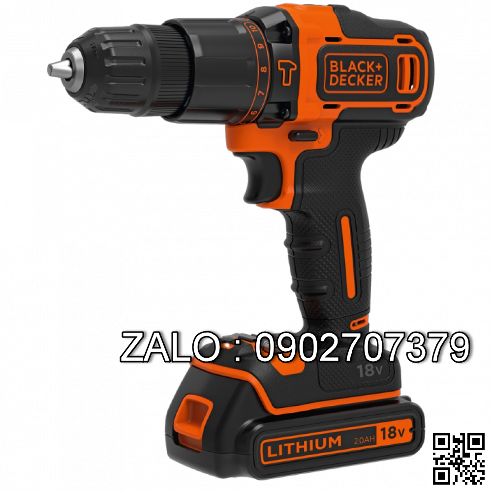 Máy khoan pin Black&Decker BDCHD18K 18V