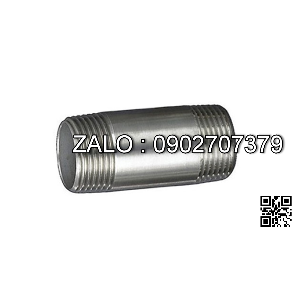Ống nối 2 đầu nối răng 200mm Inox SUS304 DN65