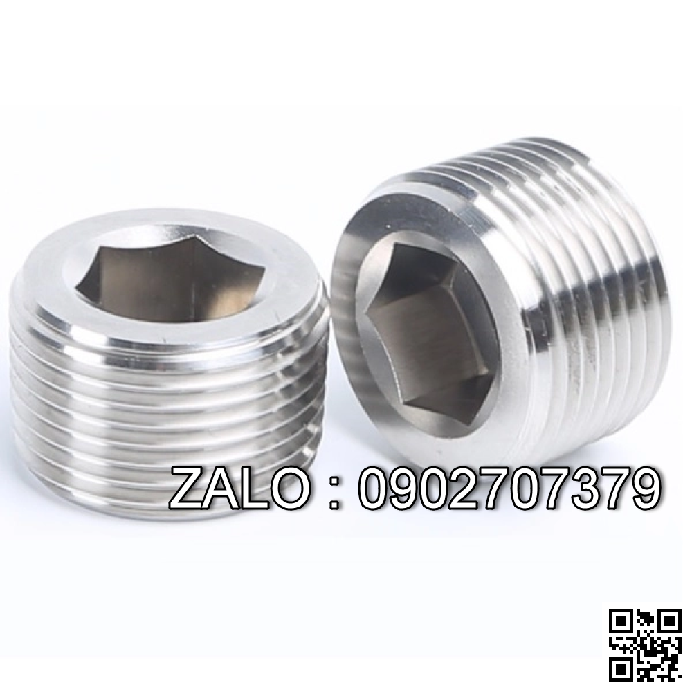 Nút ren ngoài BSPT - INOX 304 DN65