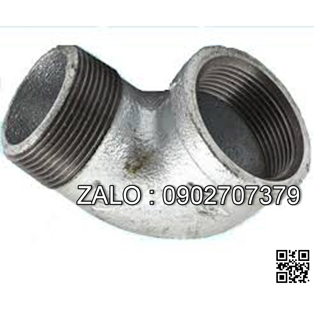 Co điếu ren BSPT - gang DN100