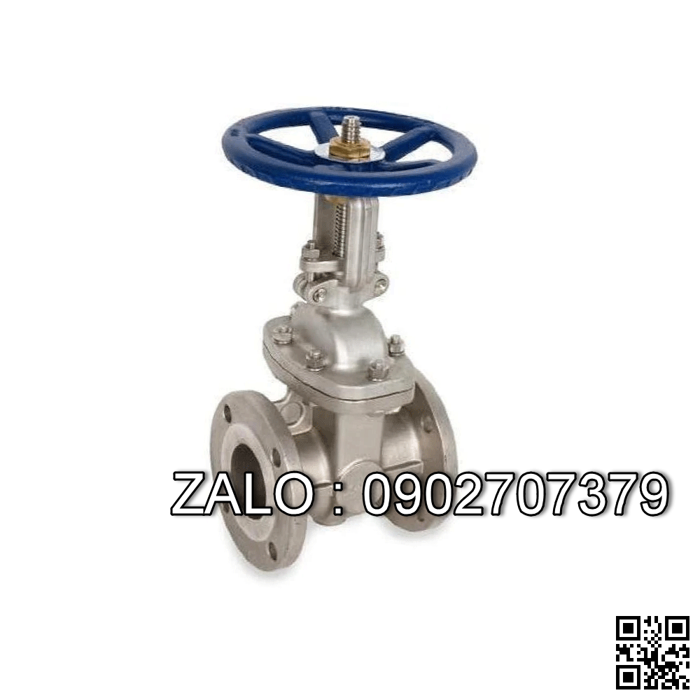 Van cổng mặt bích JIS 10K mạ kẽm DN100