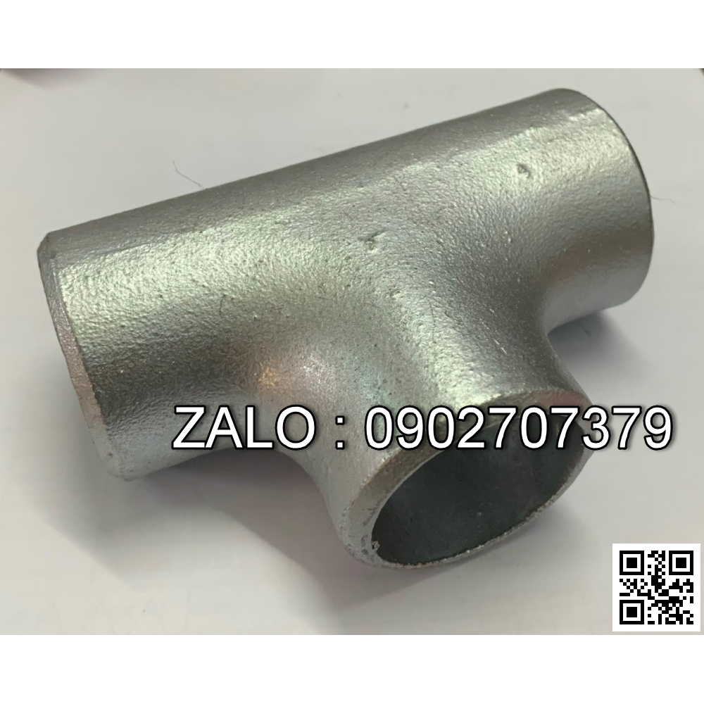 Tê hàn SCH40 mạ kẽm DN15