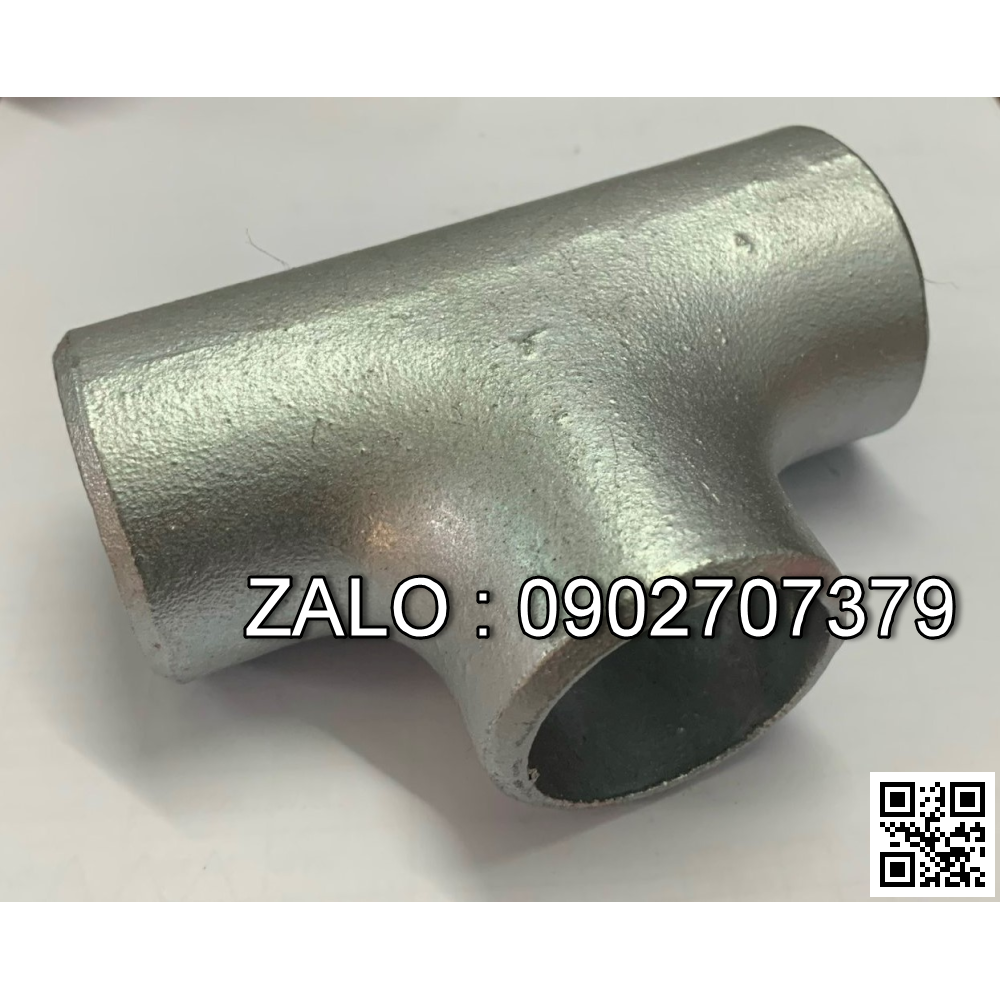 Tê hàn SCH40 mạ kẽm DN40