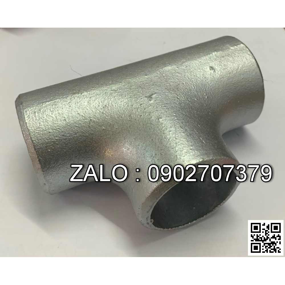 Tê hàn SCH40 mạ kẽm DN250