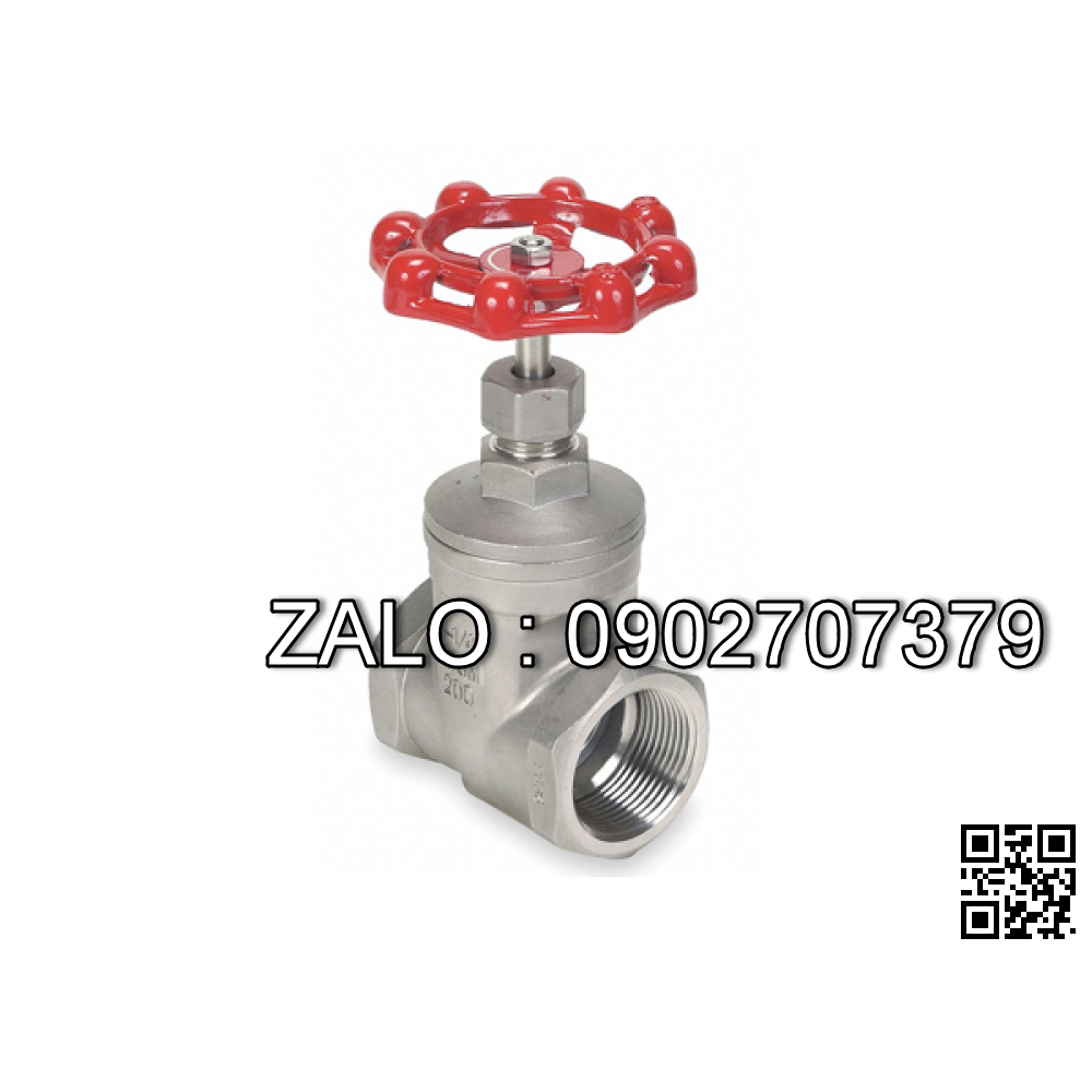 Van cửa ren mạ kẽm DN8
