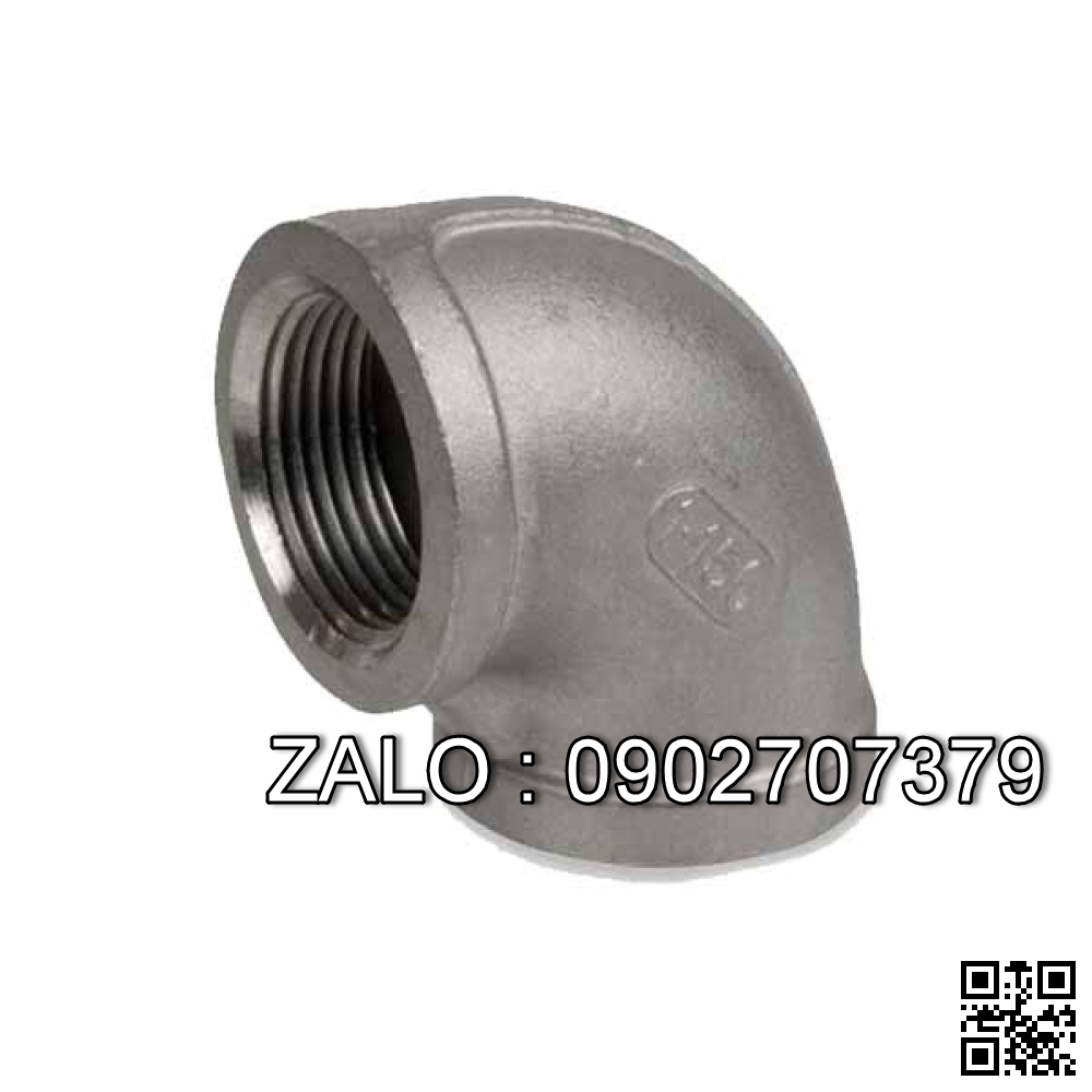 Co ren 90° BSPT - mạ kẽm DN20