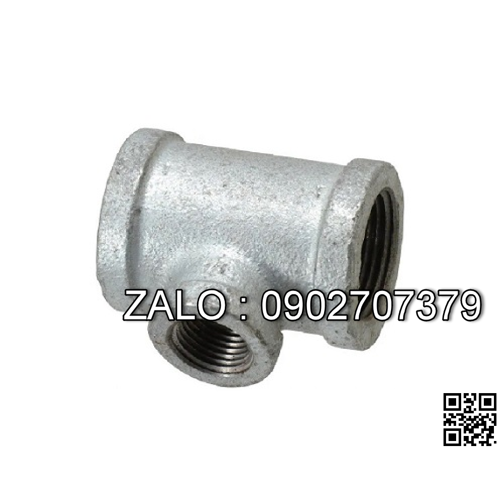 Tê ren giảm BSPT - mạ kẽm DN20