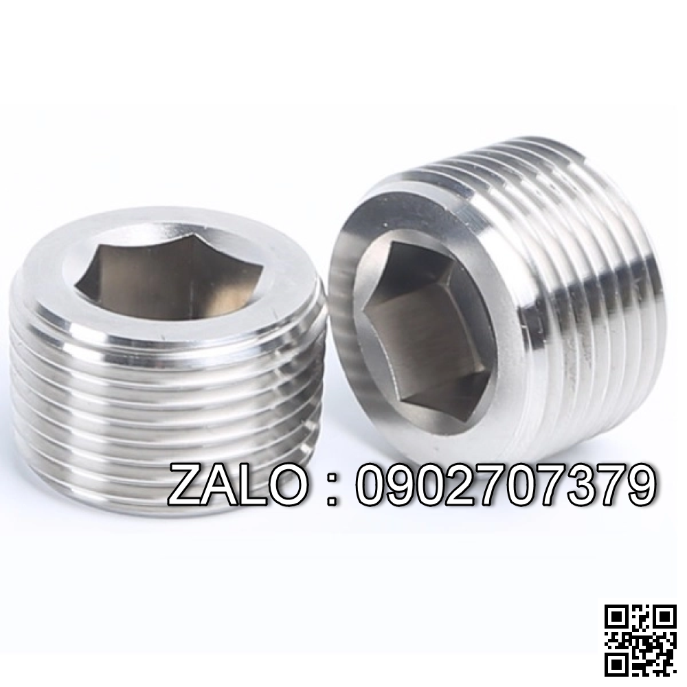 Nút ren ngoài BSPT - mạ kẽm DN100