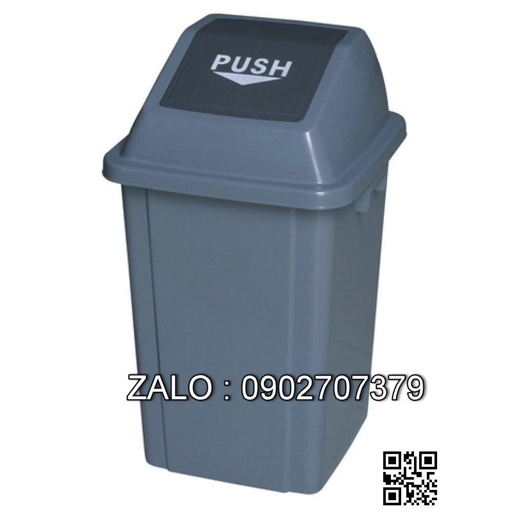 Thùng rác nhựa nắp lật 100L