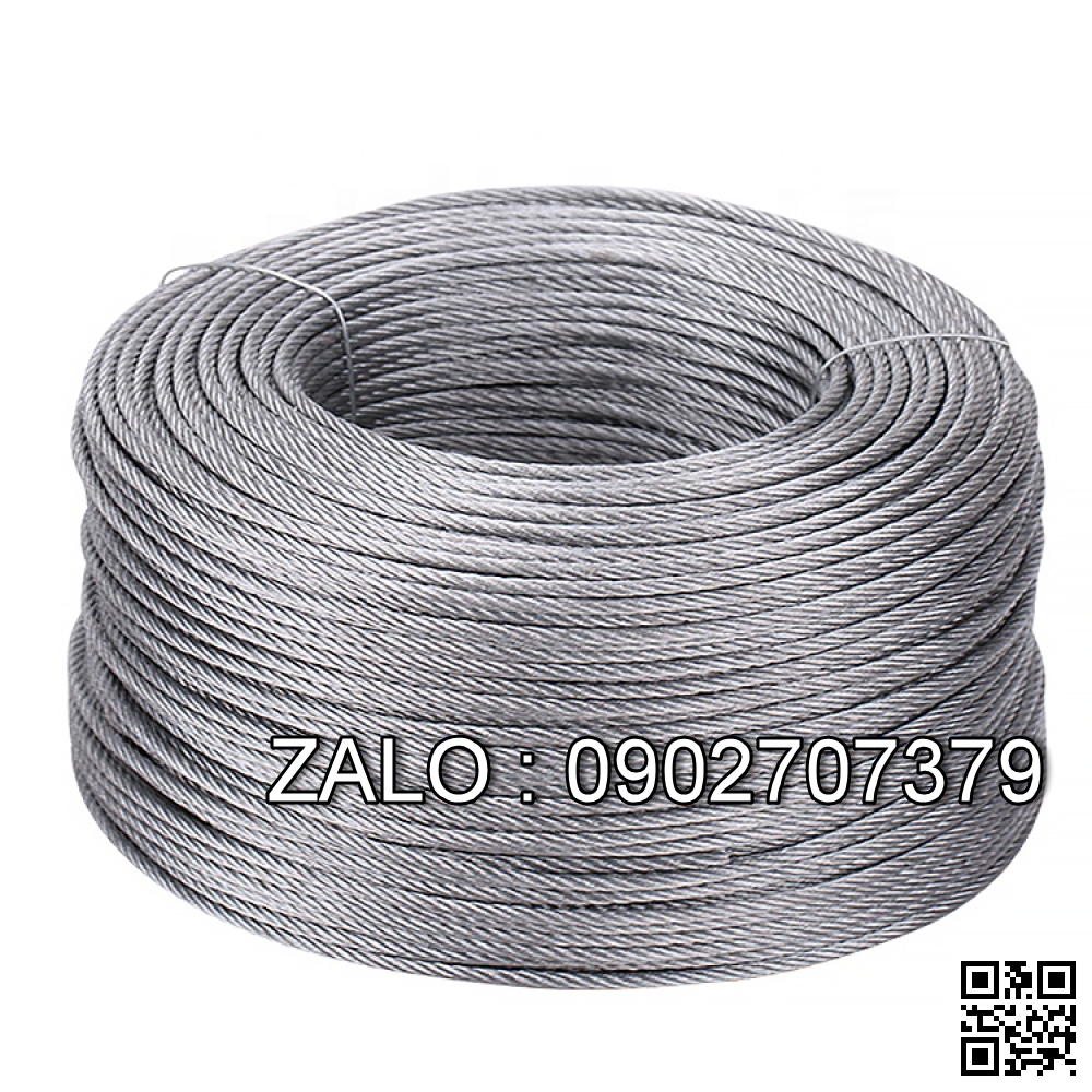 Cáp thép cầu trục phi 15, xoắn trái, 2350N/mm