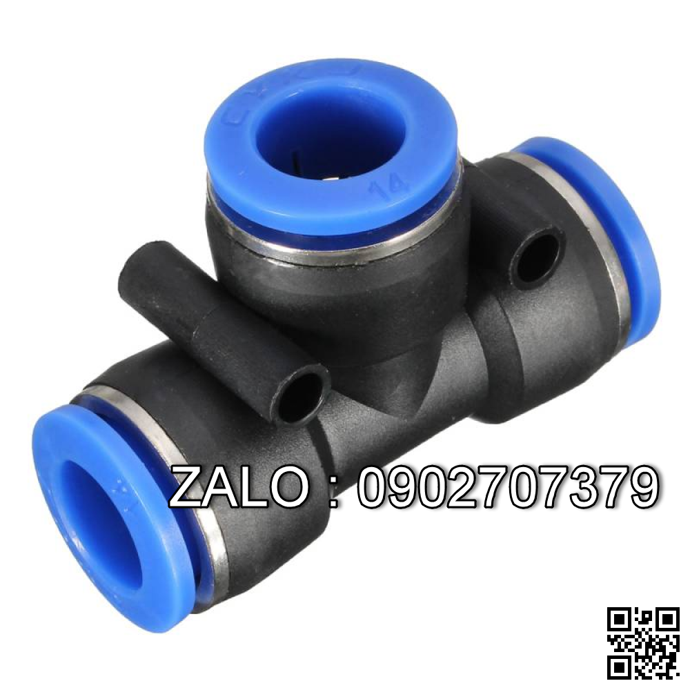 Nối T PU 6 ly