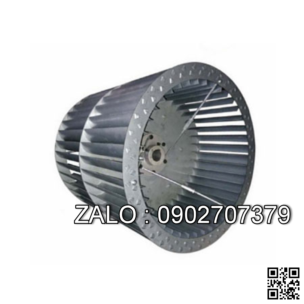 Cánh quạt ly tâm phi 810mm x 375mm, 12 cánh nghiên phải