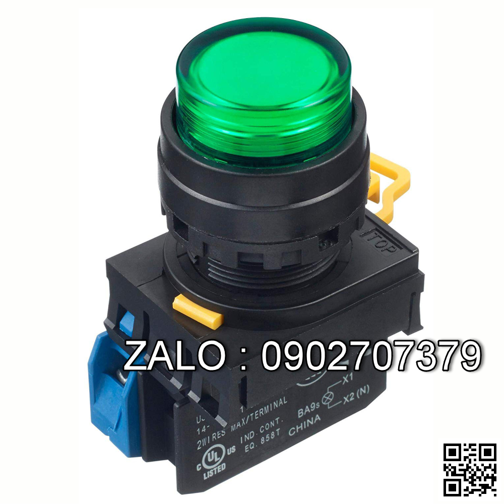 Nút nhấn xanh có đèn ZB2-BW33C, ZB2-BW0610C