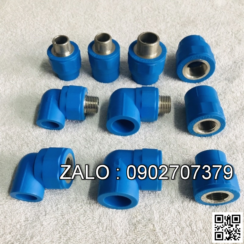 Co RTN PVC-U dn27x1/2-PN15 (co ren ngoài thau 21-RN27)