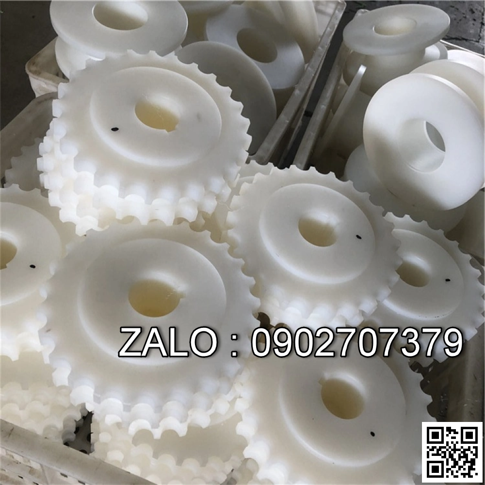 Bánh xích nhua chu dong 2 nua Z16 Phi 40