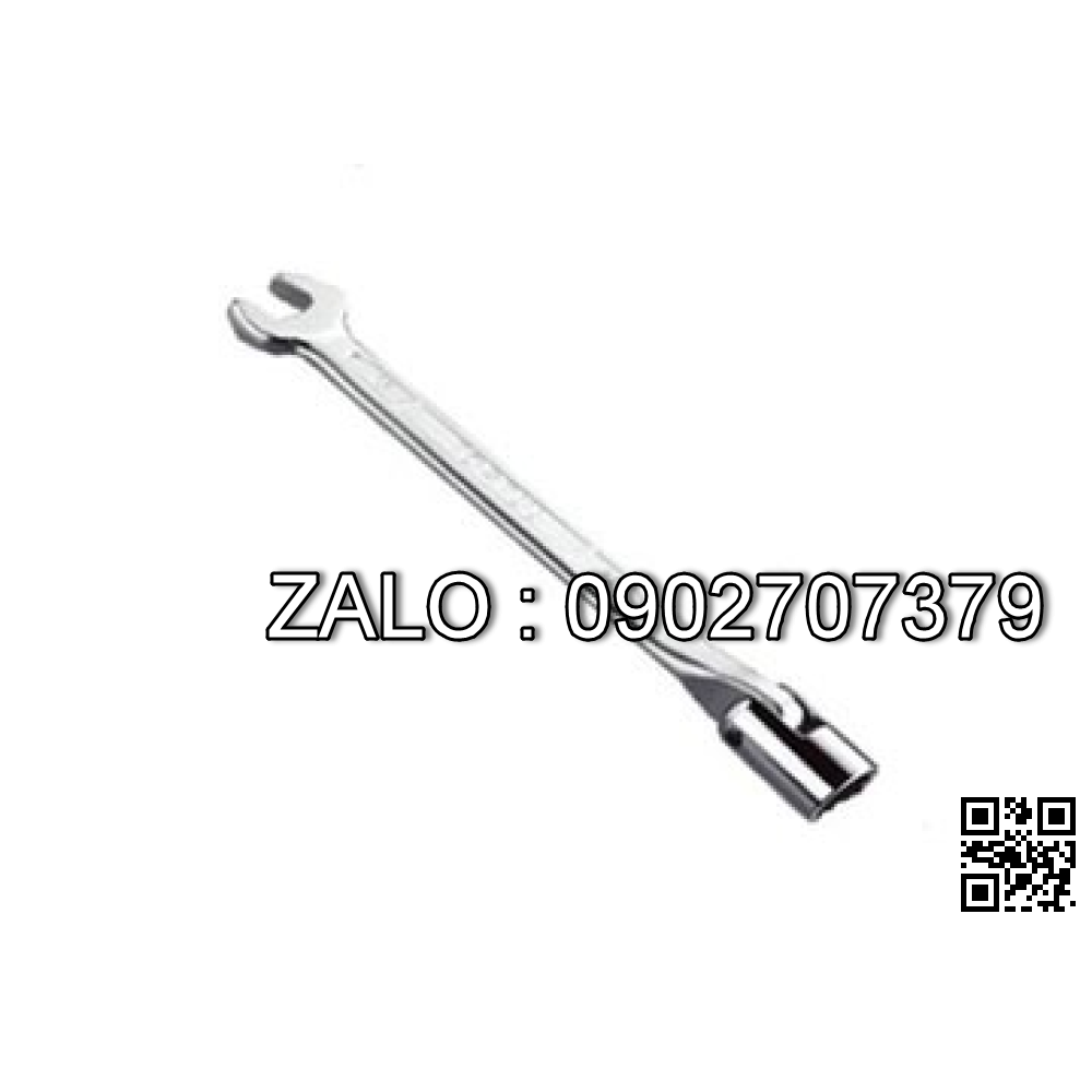 Cờ lê 1 đầu tuýp đầu lắc léo TOPTUL 8mm Mạ
crôm AEEB0808