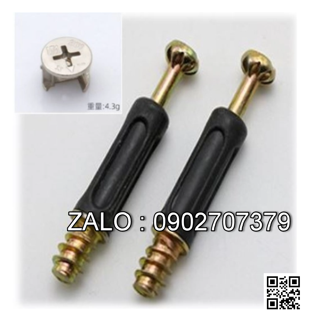 Chốt cam liên kết cốt đen dài 44mm