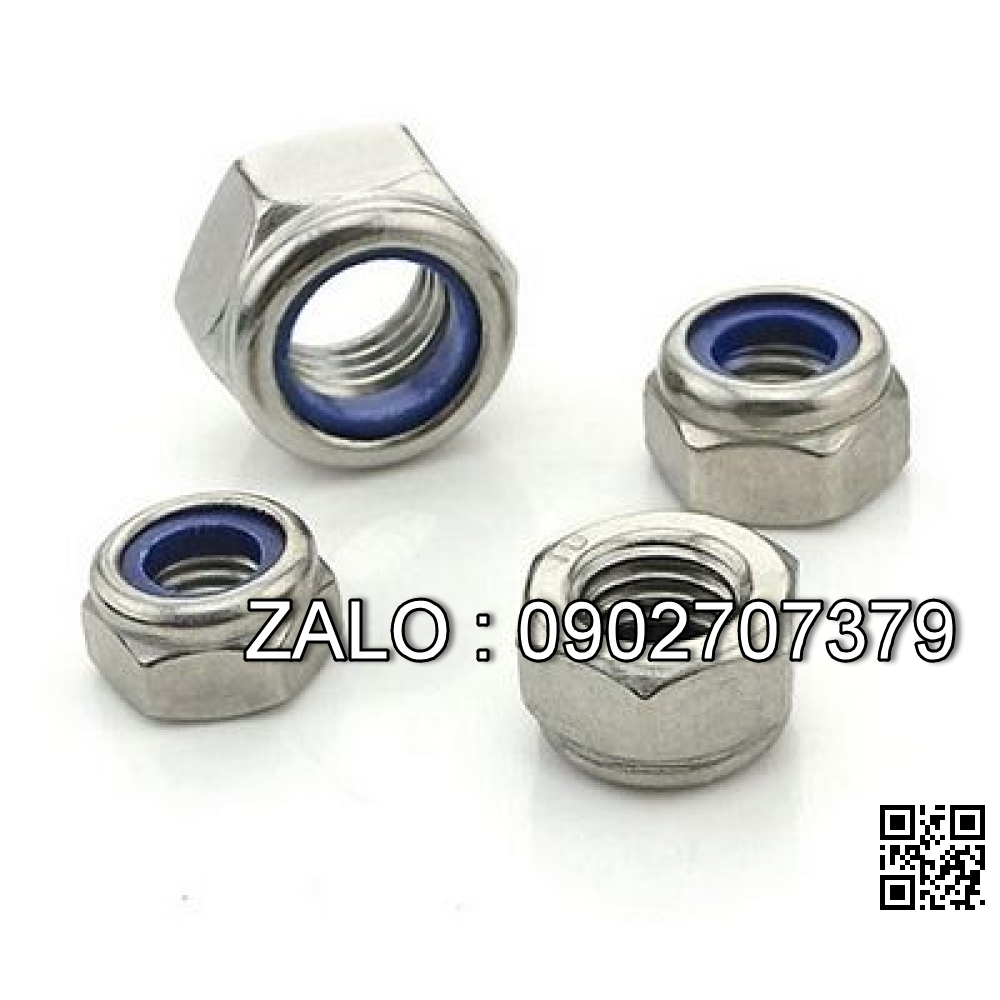 Đai ốc khóa Inox M10 - 10Chiếc/Gói