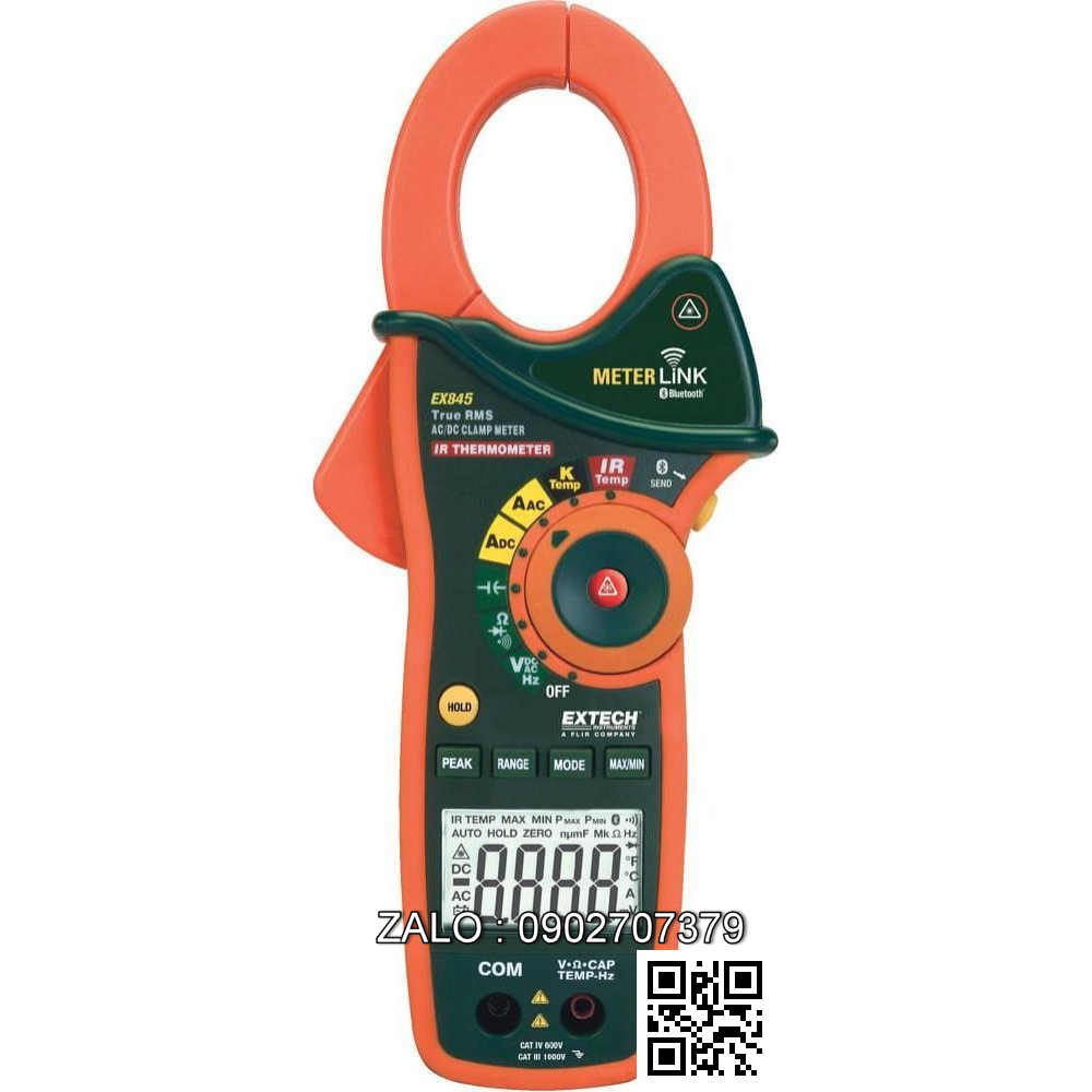 Ampe kìm đo dòng AC/DC Extech EX845